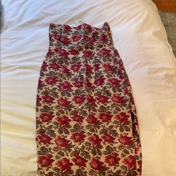 NWT Posse Rosalie Floral Strapless Dress - Picture 6 of 6